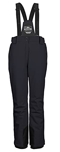 killtec Damen Funktionshose/Skihose mit abnehmbaren Trägern KSW 249 WMN SKI PNTS, schwarz blau, 38, 37559-000 im Sale